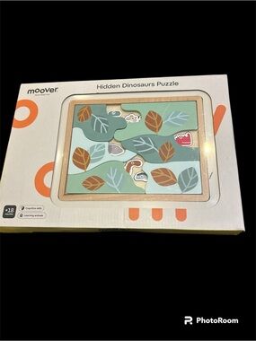 Hidden Dinosaurs Puzzle - Green NWT